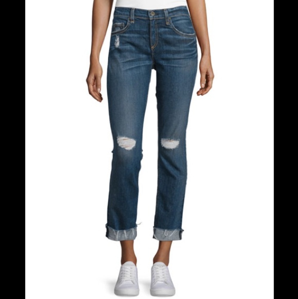 rag & bone/JEAN Dre Mid-Rise Distressed